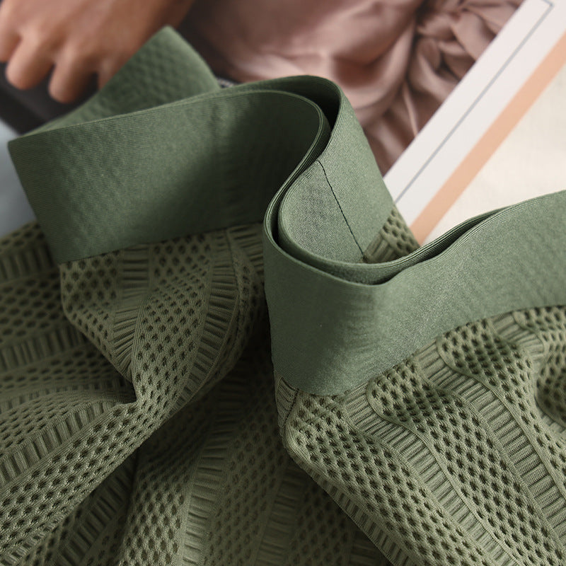 Jacquard Simple Solid Color Boxers