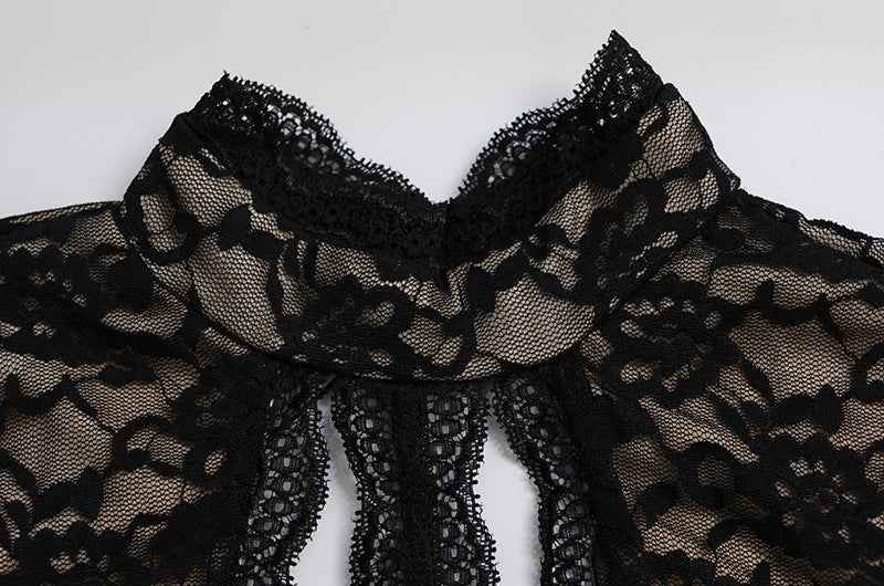 Lace Cutout out See through Jumpsuit