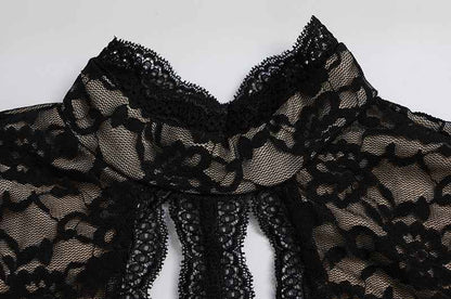 Lace Cutout out See through Jumpsuit