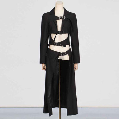Irregular Asymmetric Jacket for Women MUNSIEUR