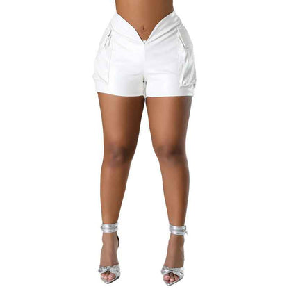 Summer Faux Leather Bottoms for Women
