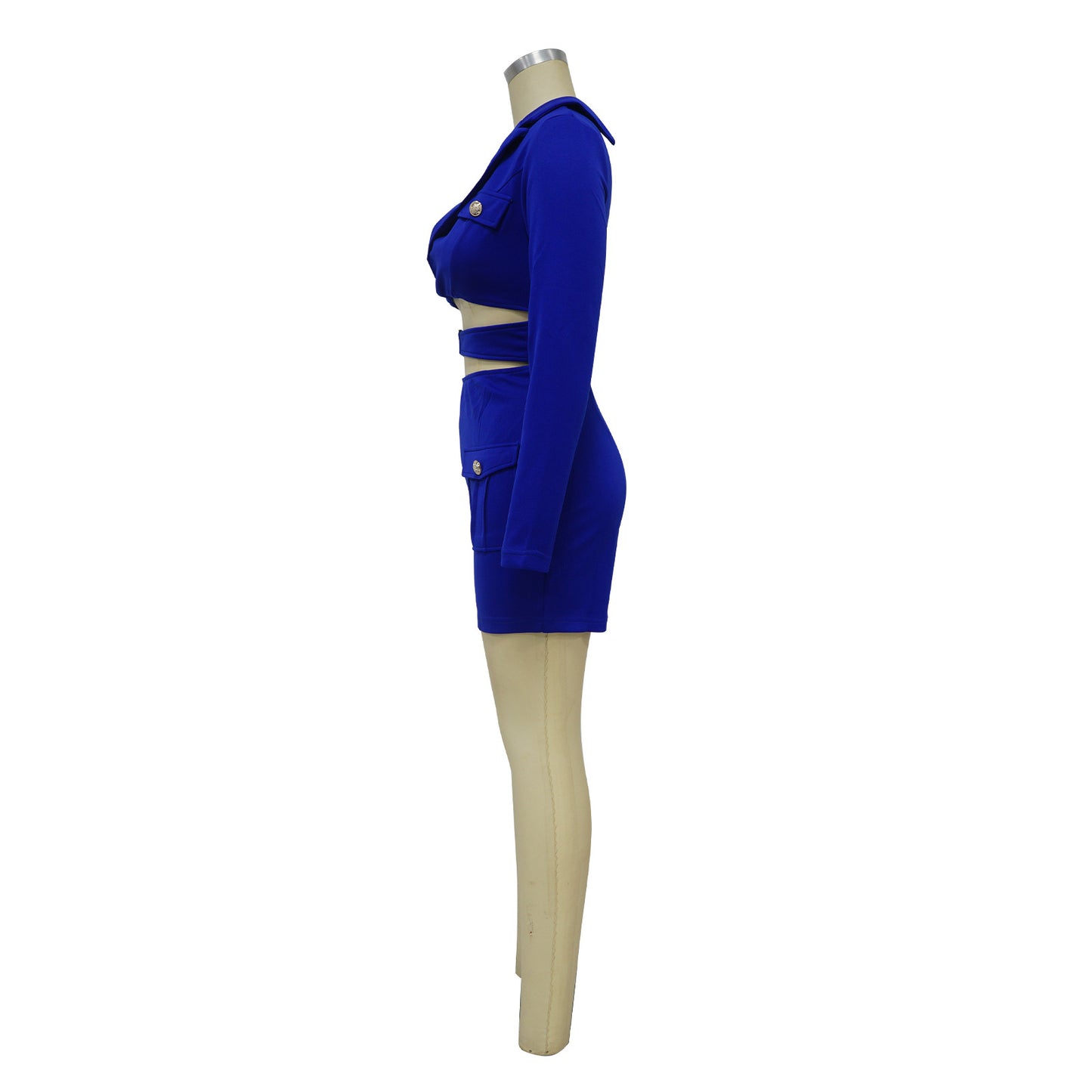 Deep V Plunge Solid Color Romper
