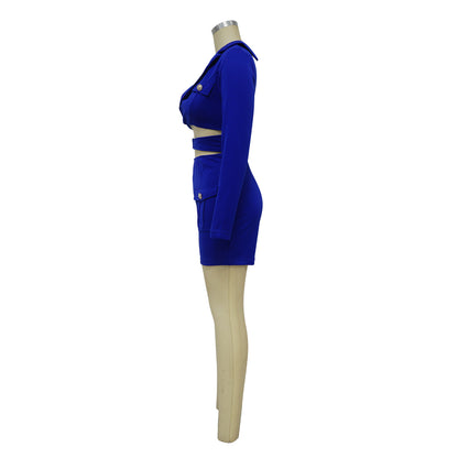 Deep V Plunge Solid Color Romper
