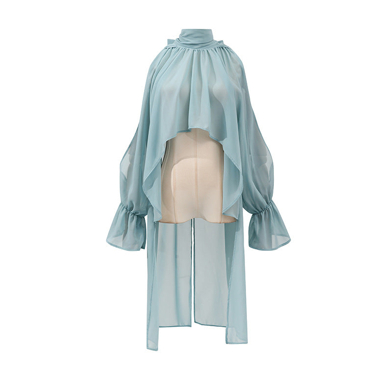 Casual Irregular Asymmetric Blouse