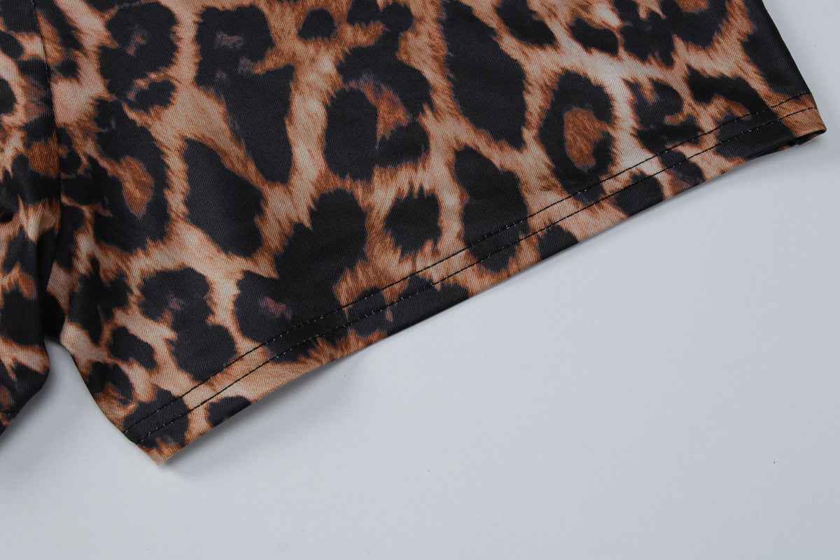 Leopard Print Romper