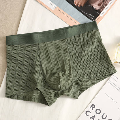Jacquard Simple Solid Color Boxers