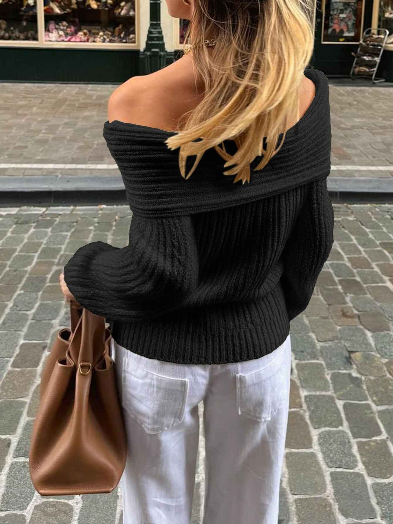 Elegant Wool Long Sleeve Sweater