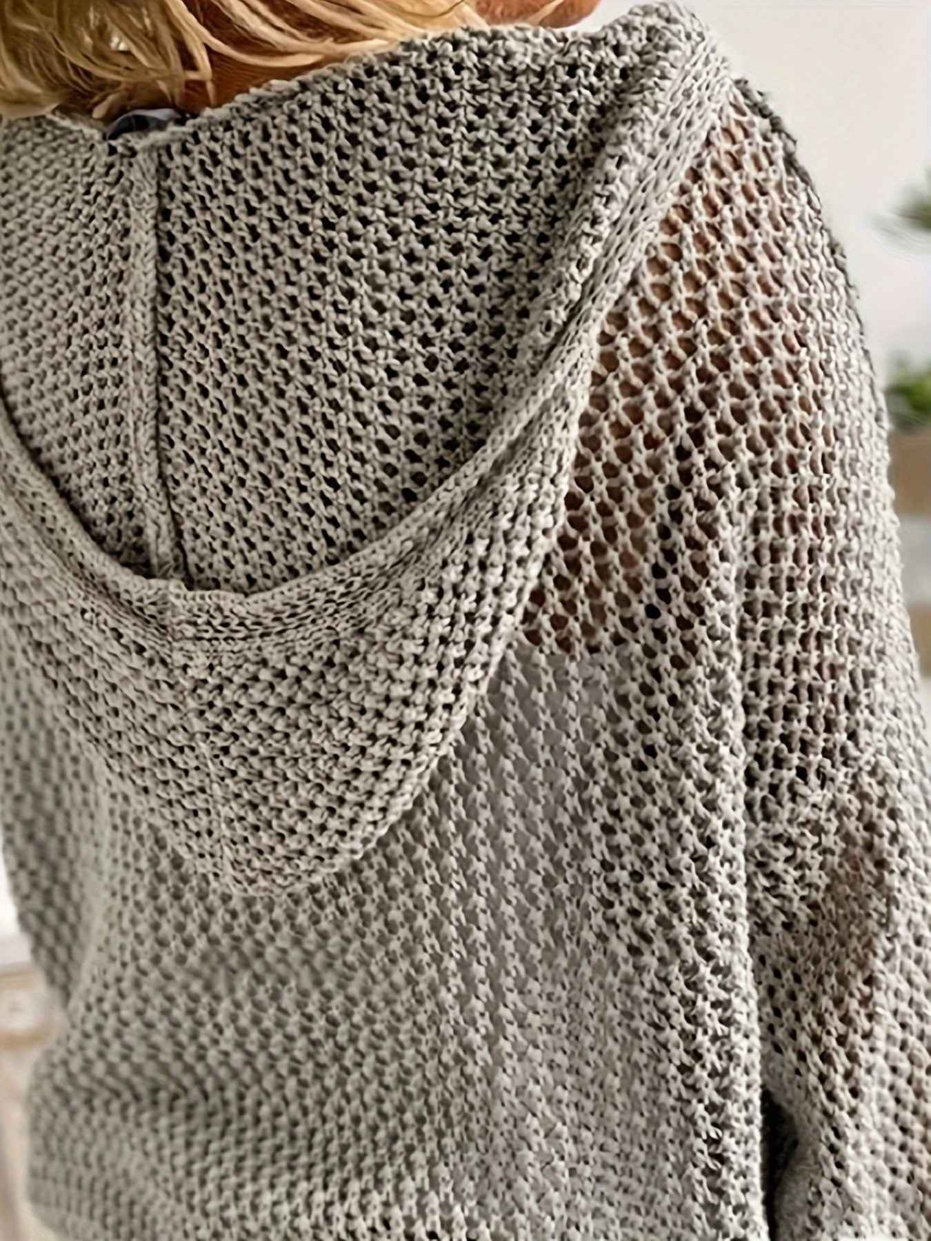 Cutout Knitted Sweater