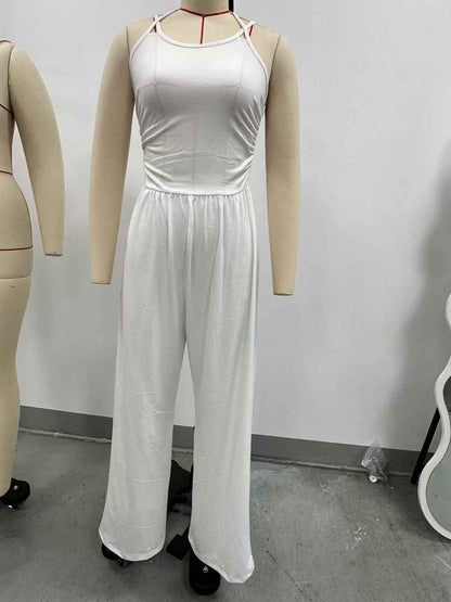 Casual Spaghetti Strap Jumpsuit