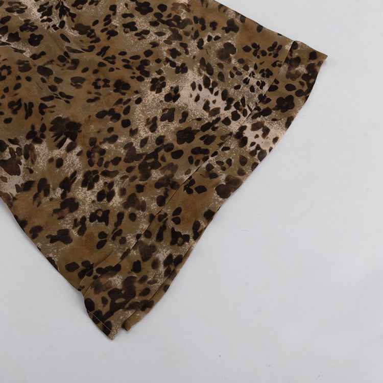 Leopard Print Design Blouse