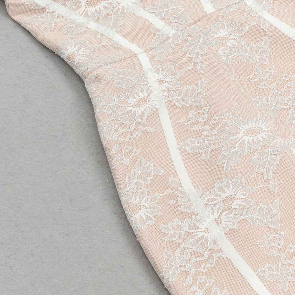 Bandage Dress Lace Ruffled Slit Sheath Fishtail MUNSIEUR