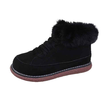 Women's Winter Fleece lined Thick Furry Platform Boots