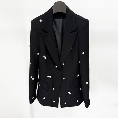 Women's Fashionable Sequins Jacket + Skirt Set - Munsieur