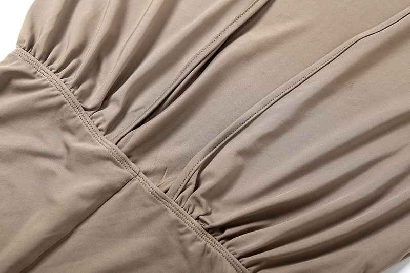 Sexy Backless Solid Color Jumpsuit Women