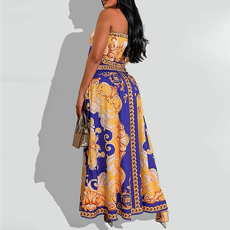 Mid Length Skirt Set