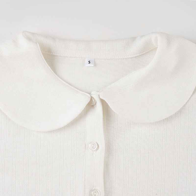 Knitted Cardigan Blouse