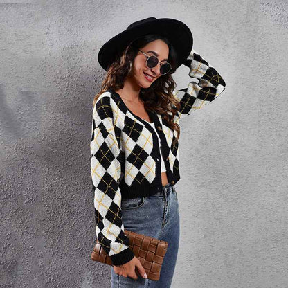 Knitted Cardigan Sweater