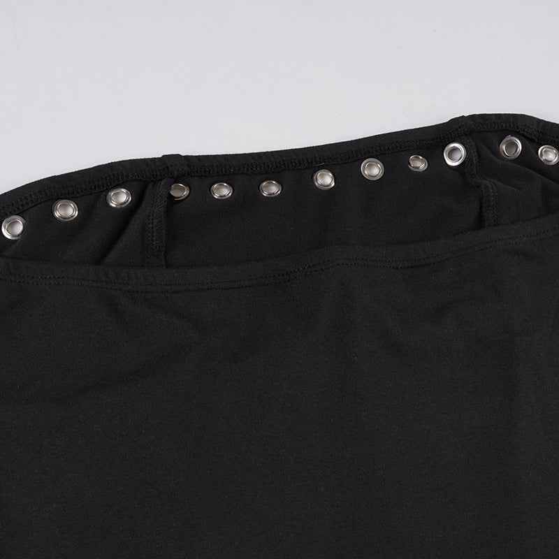 Cinched Sleeveless Pettiskirt Dress