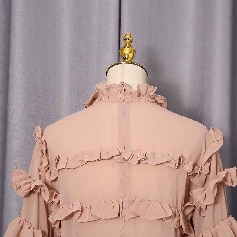 Comfortable Ruffled Blouse