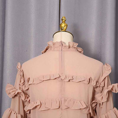 Comfortable Ruffled Blouse