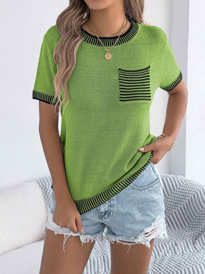 Striped Pocket T-shirt