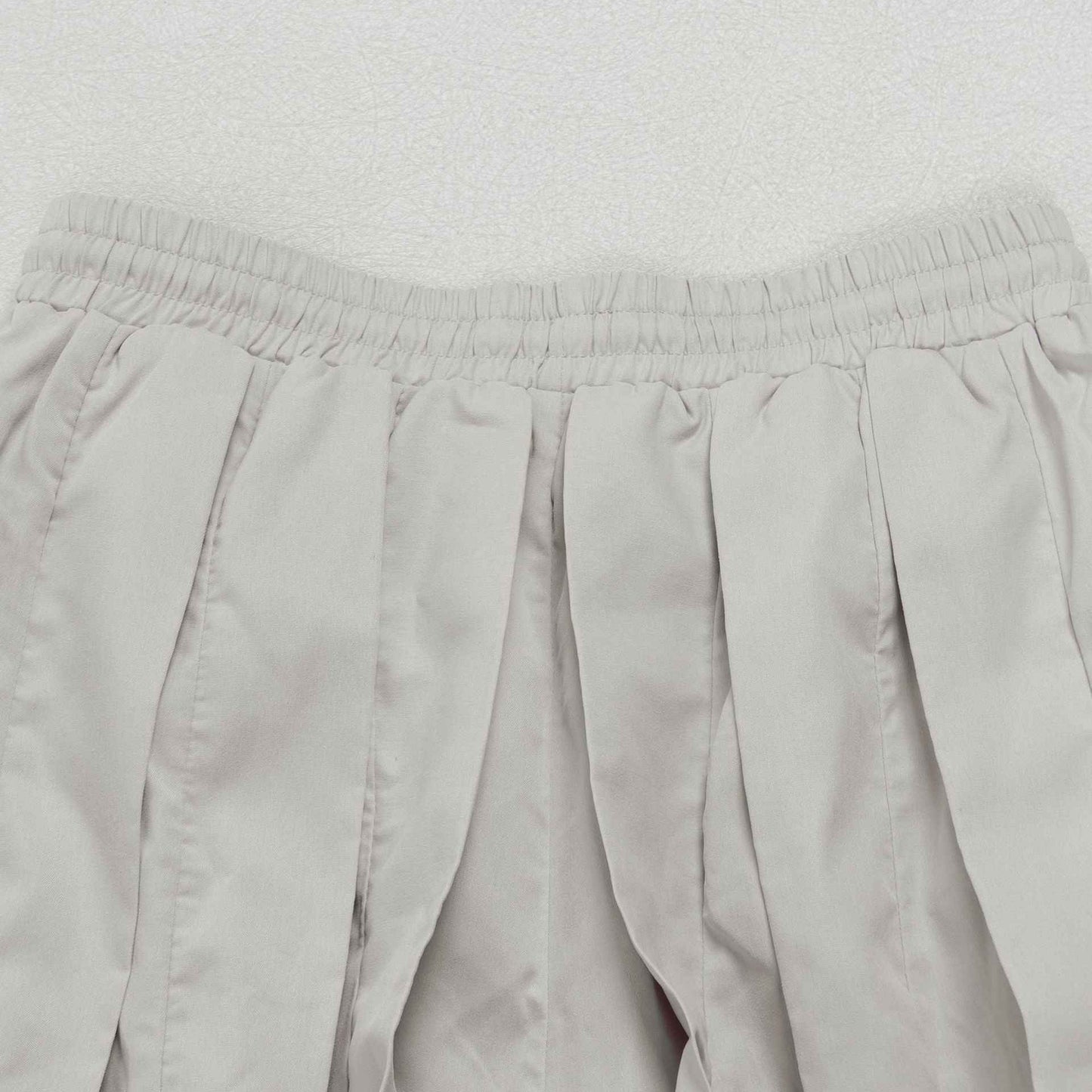 Elegant Office Workwear Stitching Lace Bloomers Banded Sweats Jeans