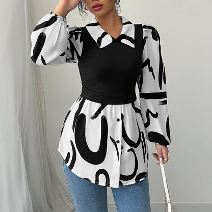 Women's All Over Print Blouse