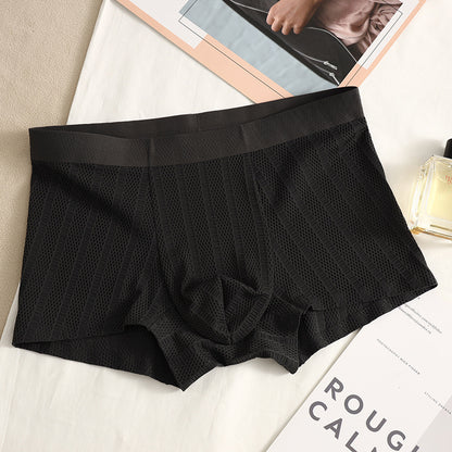 Jacquard Simple Solid Color Boxers