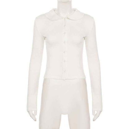 Knitted Cardigan Blouse