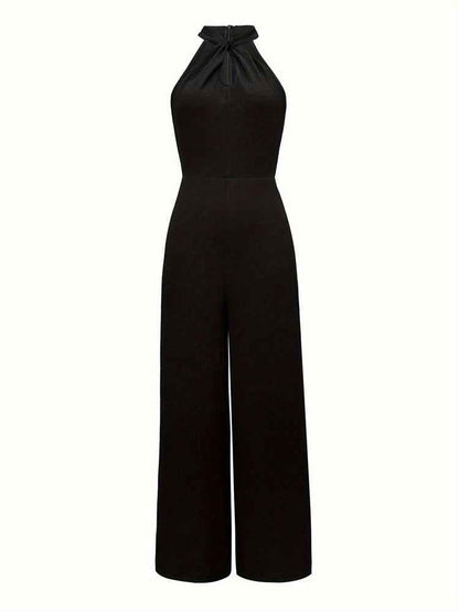 Jumpsuit Elegant Halter Sleeveless Goddess Jumpsuit Casual