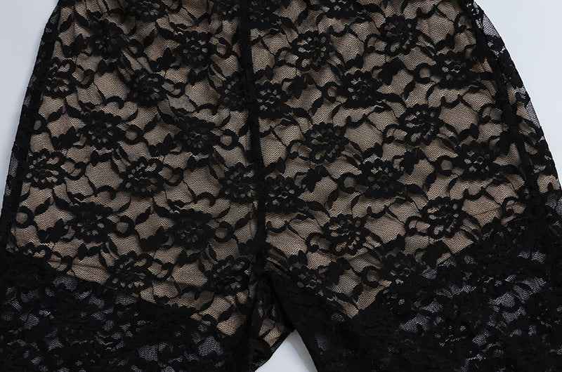 Lace Cutout out See through Jumpsuit