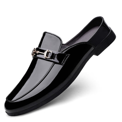 New Loafers Men's Pattern Half Shoes