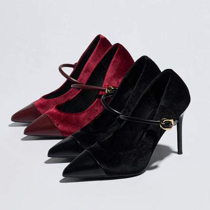 Stiletto Heel High Heel Pointed Toe French Shallow Mouth