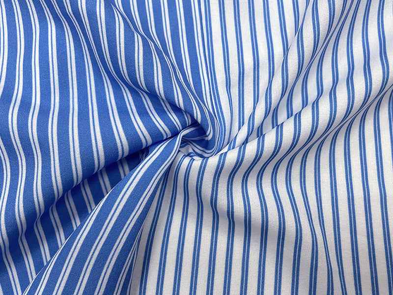 Striped Color Contrast Cardigan Blouse