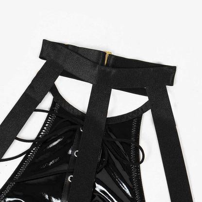 Seduction Metal Bodysuit Lingerie