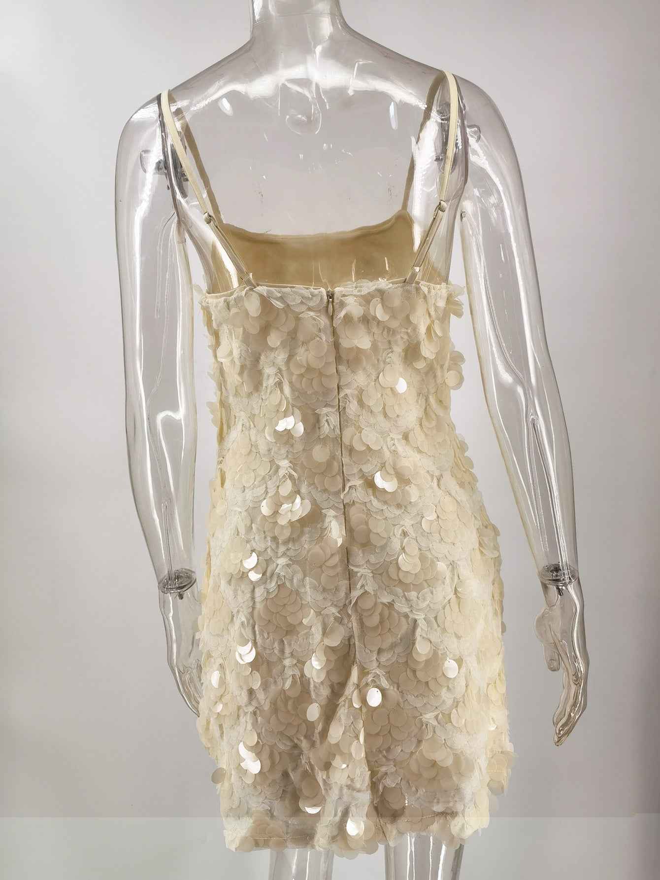 Backless Spaghetti Strap Party Dress