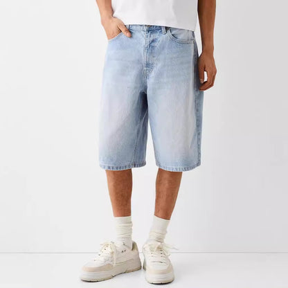 European And American Men's New Denim Shorts