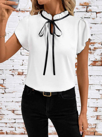 MUNSIEUR All Pleated Blouse