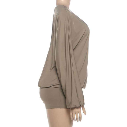 Sexy Backless Solid Color Jumpsuit Women