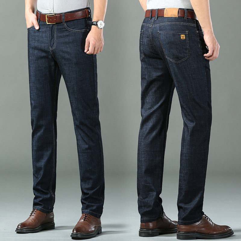 Summer Denim Quality Mid-high Waist Pants