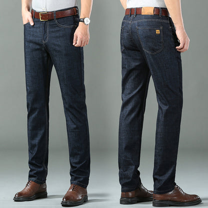 Summer Denim Quality Mid-high Waist Pants