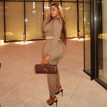 Women's Slim Fit Elastic Waist Jumpsuit