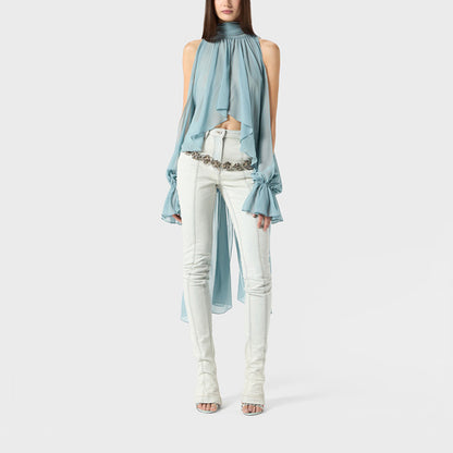 Casual Irregular Asymmetric Blouse