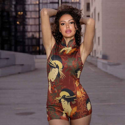Sexy Slim Sleeveless Romper