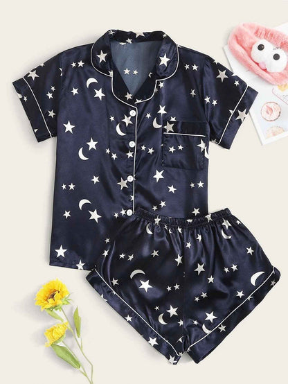 Pajamas Women's Elastic Satin