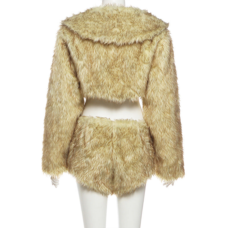 Furry Bottoms Two Piece Set