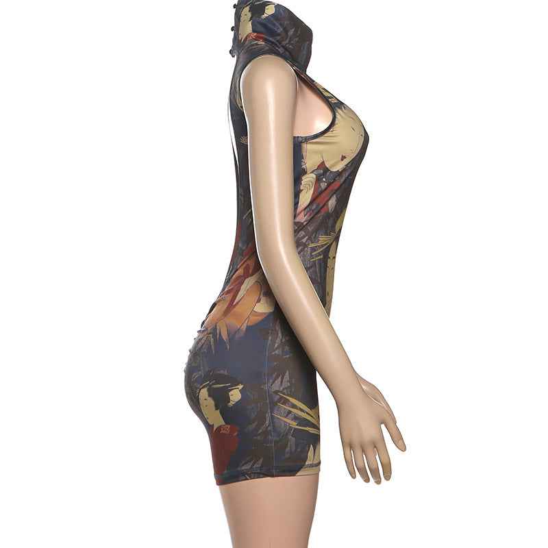 Sexy Slim Sleeveless Romper