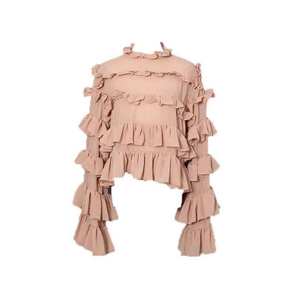 Comfortable Ruffled Blouse