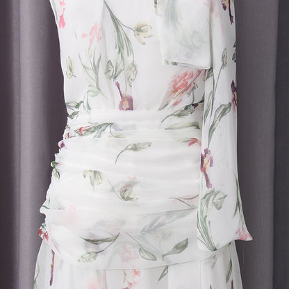 French Elegant Party Event Evening Dress