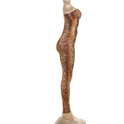 Cutout out Slim Fit Jumpsuit (Small Size Only)